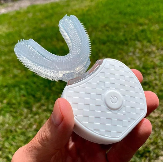 DintiPeriuță de dinți electrică WingFly, automată 360°, curățare inteligentă, alb,